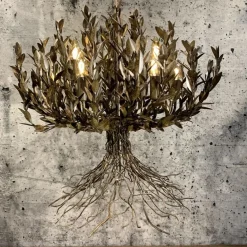 Ronde decoratieve design hanglamp rustiek><noscript><img width=