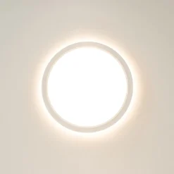 Ronde LED plafondlamp wit met 3 licht opties>Straluma Discount