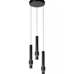 Ronde 3-lichts hanglamp cilinders inclusief LED>Straluma Store