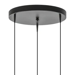 Ronde 3-Lichts LED hanglamp met gold fading glas><noscript><img width=