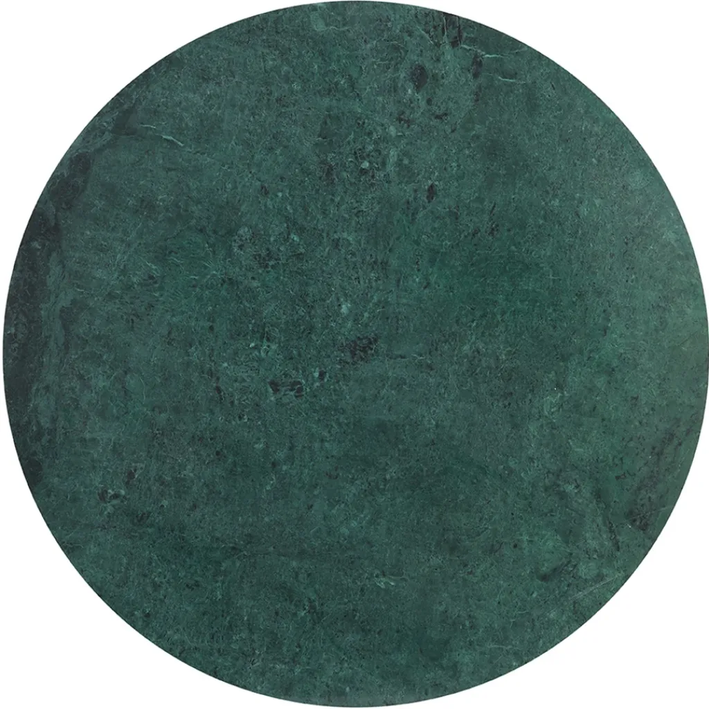 Salontafel Rickerd groen marmer met antiek bronzen poot>Straluma New