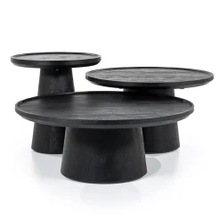 Salontafel Ron zwart 66x39 cm><noscript><img width=