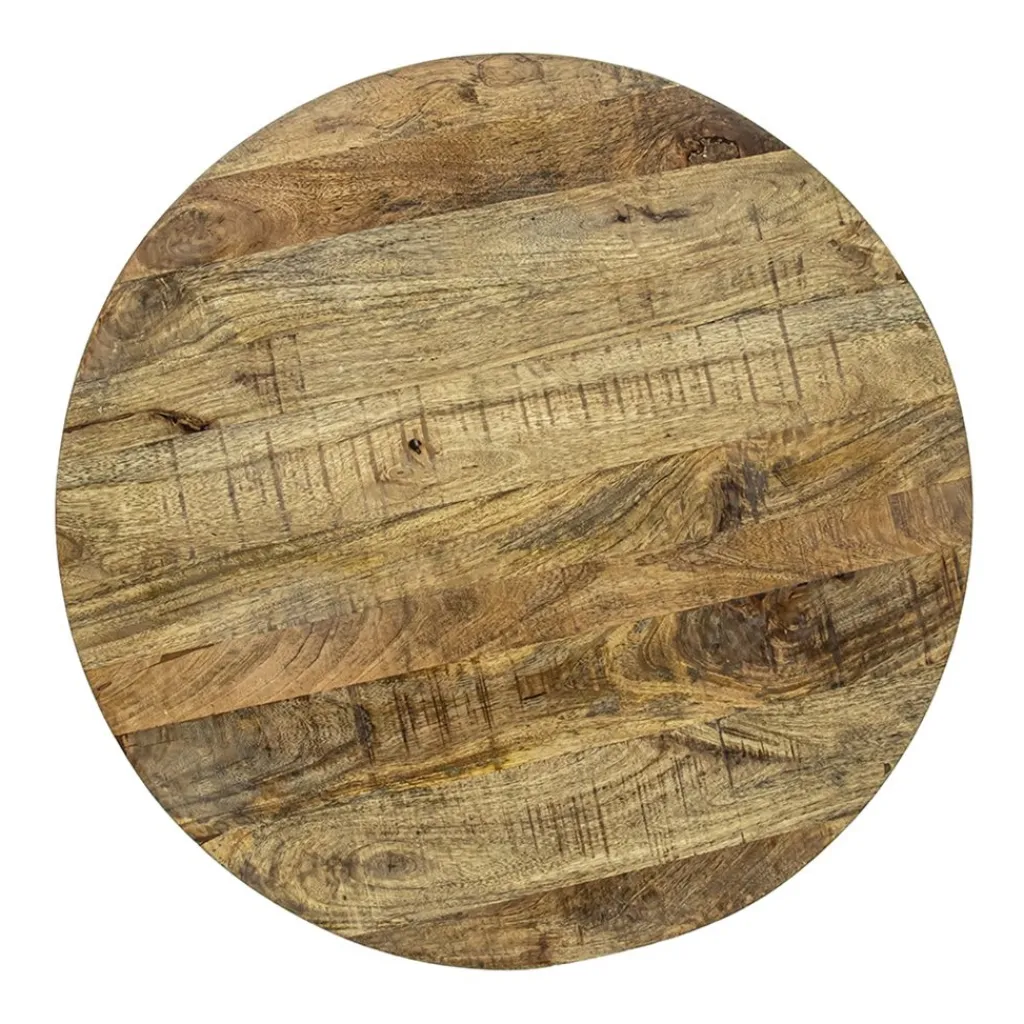 Salontafel Yana mangohout rond Ø80 cm>Straluma Online