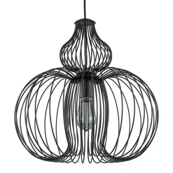 Scandinavische draad hanglamp mat zwart>Straluma Fashion