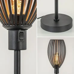 Scandinavische tafellamp mat zwart><noscript><img width=
