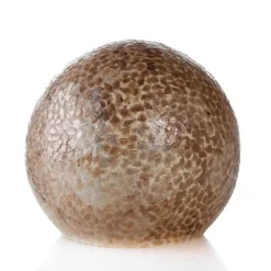 Schelpen tafellamp bol 40 cm creme-goud>Straluma Best