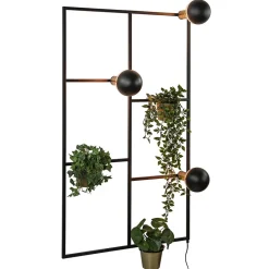 Sfeervolle wandlamp frame zwart/goud>Straluma Outlet