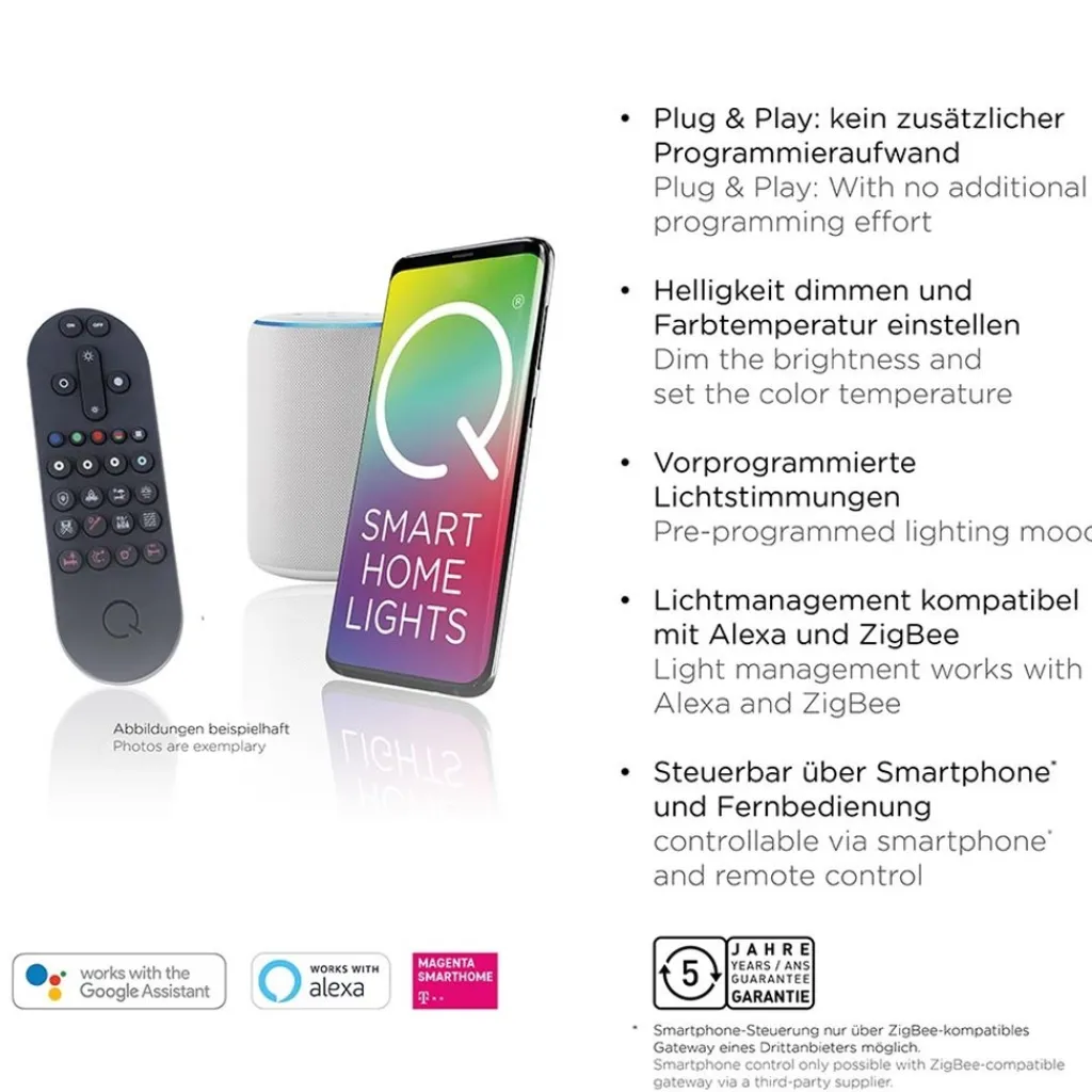Smart hanglamp mat zwart met opaal glazen kap>Straluma Cheap