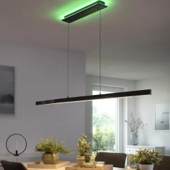 Smart hanglamp mat zwart verstelbaar><noscript><img width=