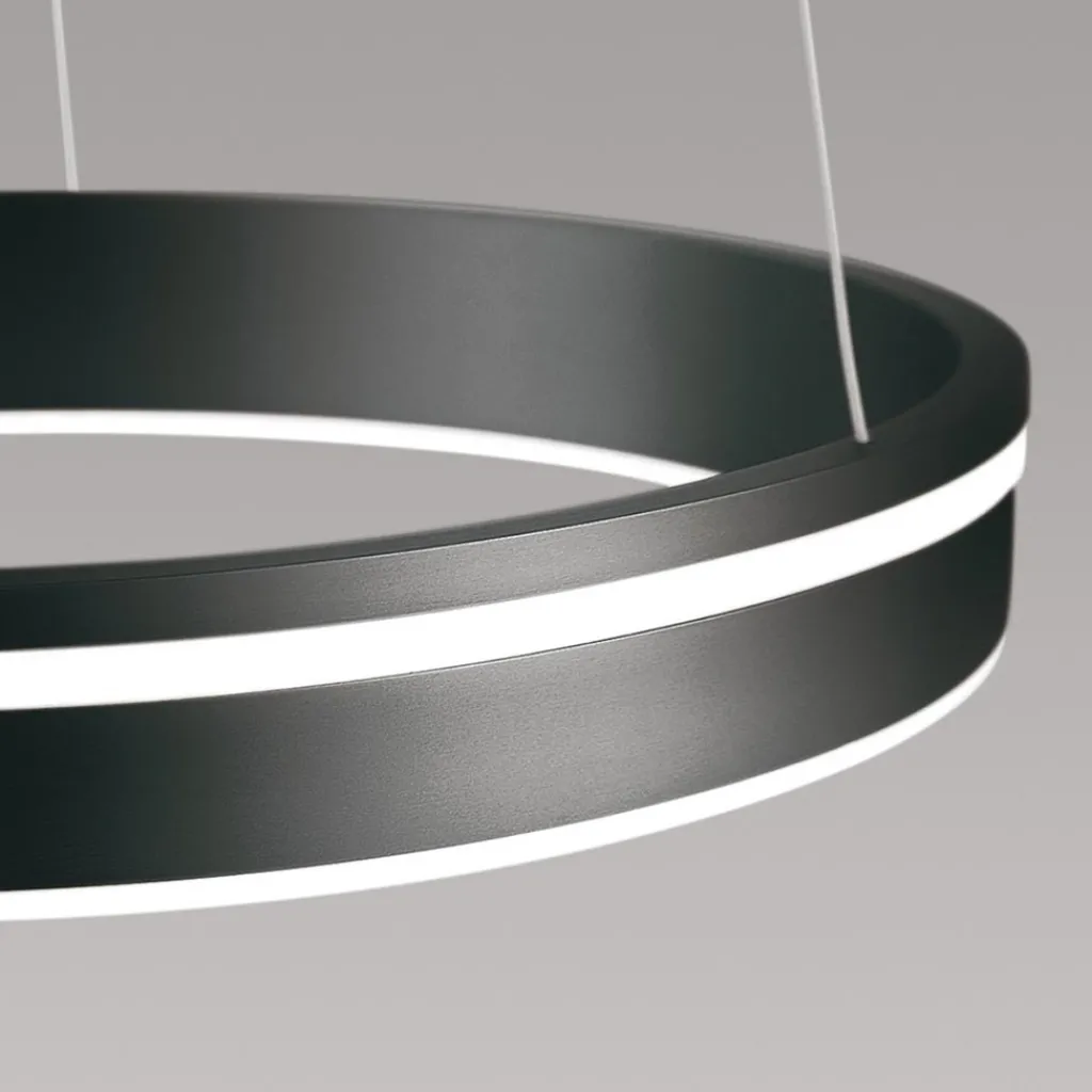 Smart hanglamp ring groot antraciet>Straluma Flash Sale