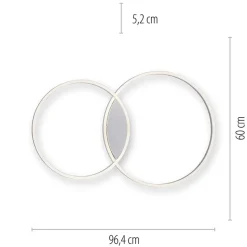 Smart plafondlamp aluminium ringen dimbaar><noscript><img width=