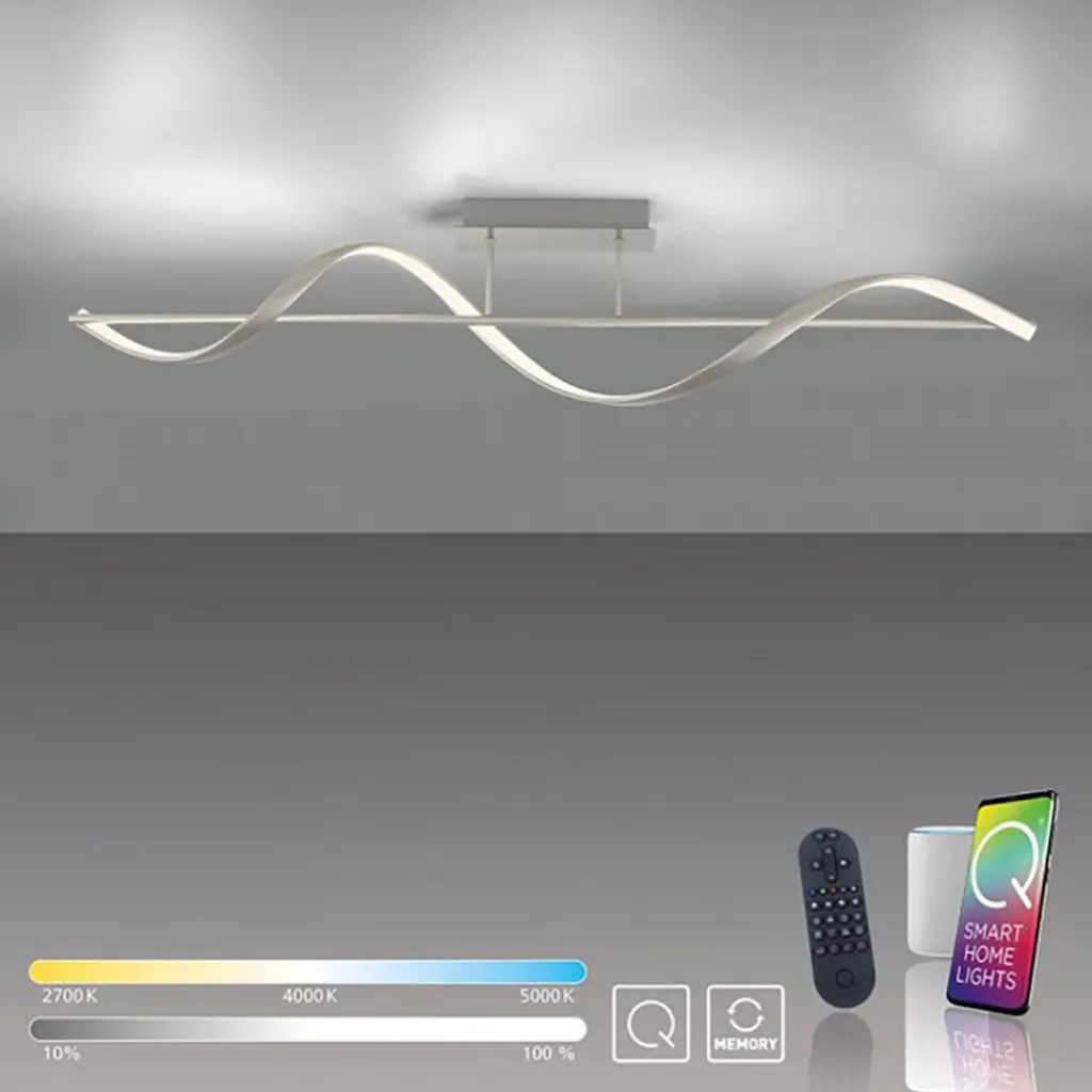 Smart plafondlamp LED spiraal staal>Straluma Fashion