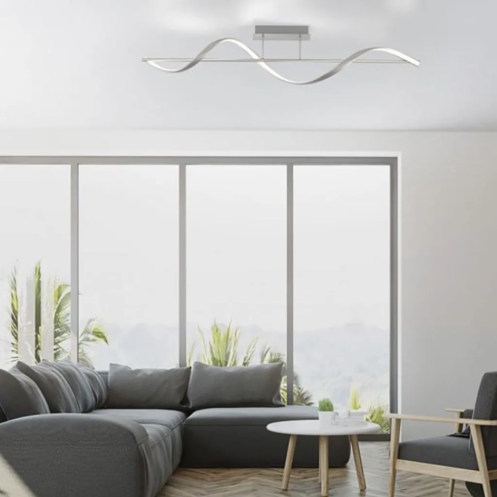 Smart plafondlamp LED spiraal staal>Straluma Fashion