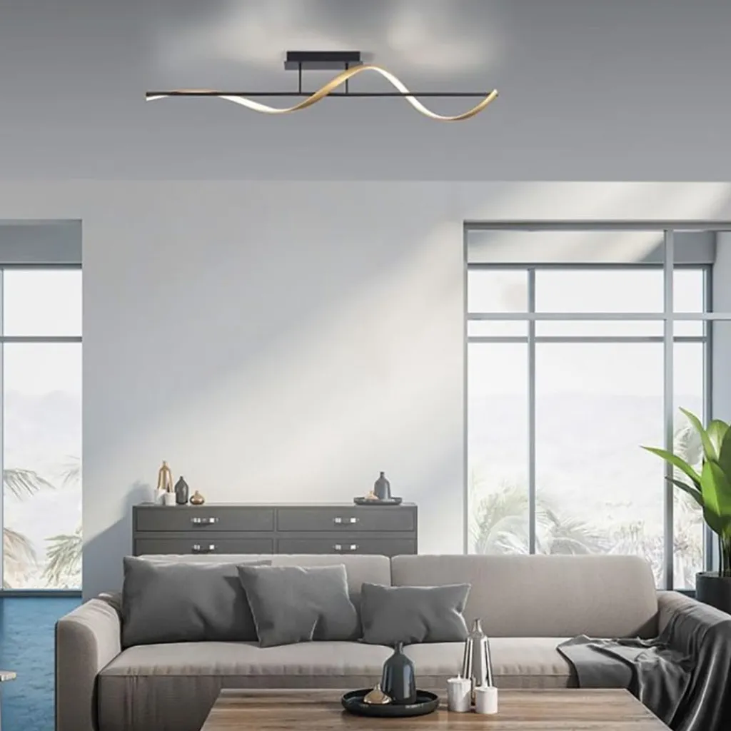 Smart plafondlamp spiraal antraciet/goud>Straluma Cheap