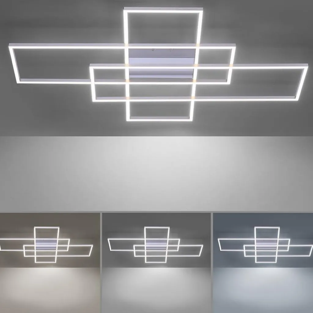 Smart plafond/wandlamp rechthoeken inclusief remote>Straluma Flash Sale