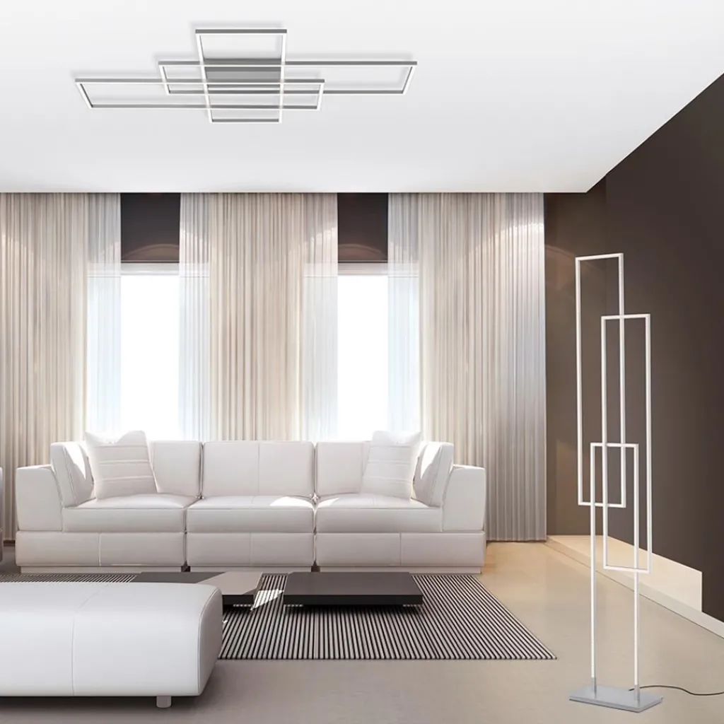 Smart plafond/wandlamp rechthoeken inclusief remote>Straluma Flash Sale
