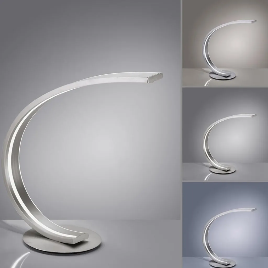 Smart tafellamp boog aluminium met LED>Straluma Best Sale