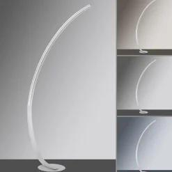 Smart vloerlamp boog aluminium inclusief dimbaar LED><noscript><img width=