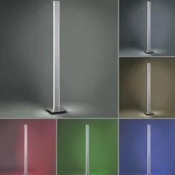 Smart vloerlamp 2-lichts aluminium><noscript><img width=