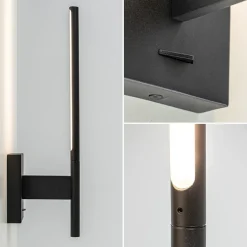 3-Standen dimbare wandlamp met verstelbare kap><noscript><img width=