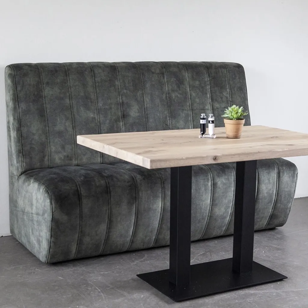 Stijlvolle eetkamerbank Maria antraciet>Straluma Outlet