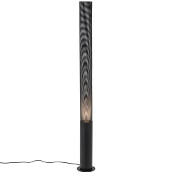 Stoere vloerlamp cilinder zwart met spot>Straluma Clearance