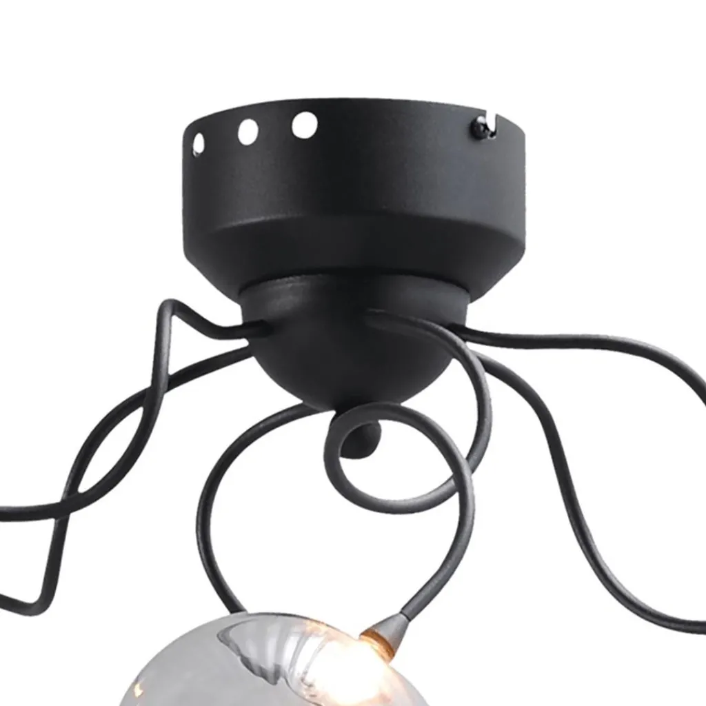 Strak klassieke plafondlamp LED met helder glas>Straluma Cheap