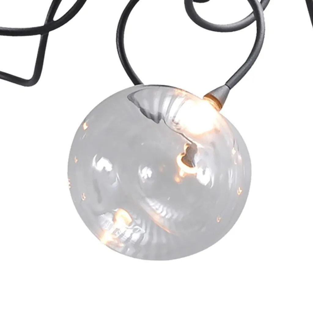 Strak klassieke plafondlamp LED met helder glas>Straluma Cheap