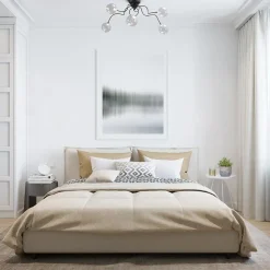 Strak klassieke plafondlamp LED met helder glas><noscript><img width=