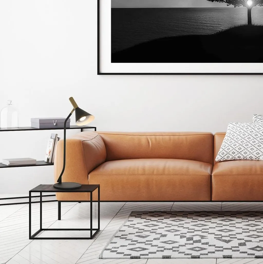 Tafellamp Anne's choice mat zwart met goud>Straluma Best