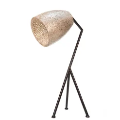Tafellamp driepoot zwart/schelpen gold>Straluma Best Sale