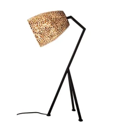 Tafellamp driepoot zwart/schelpen gold><noscript><img width=