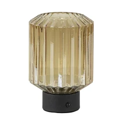 Tafellamp op batterij amber/zwart dimbaar>Straluma Flash Sale