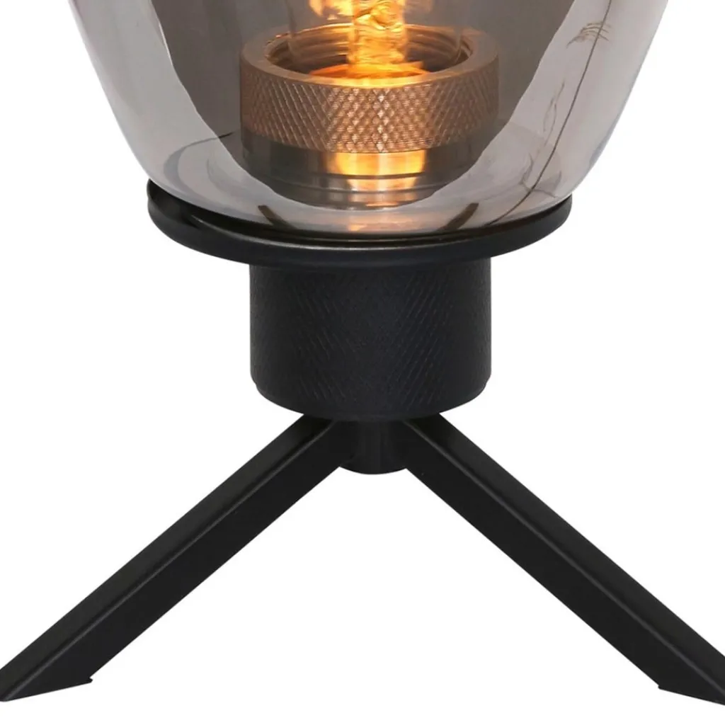 Tafellamp Reflexion ovaal zwart+smoke>Straluma Flash Sale