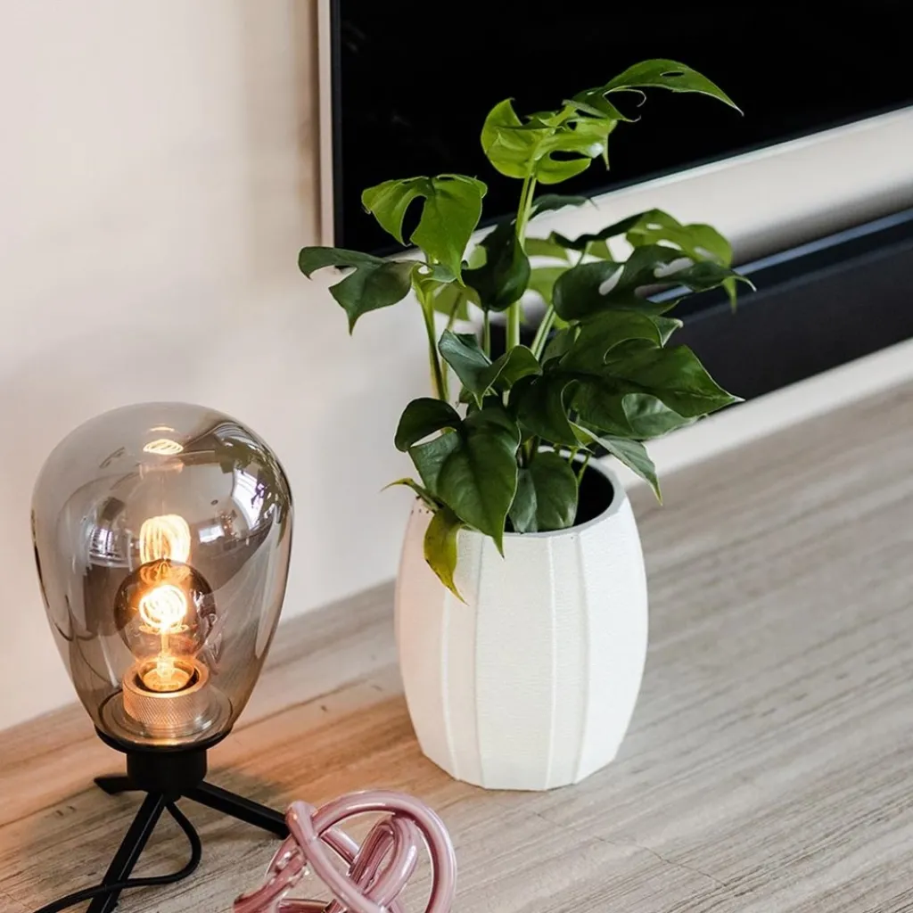 Tafellamp Reflexion ovaal zwart+smoke>Straluma Flash Sale