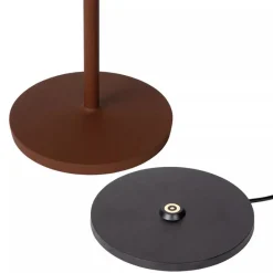 Tafellamp roest bruin oplaadbaar inclusief LED IP54><noscript><img width=