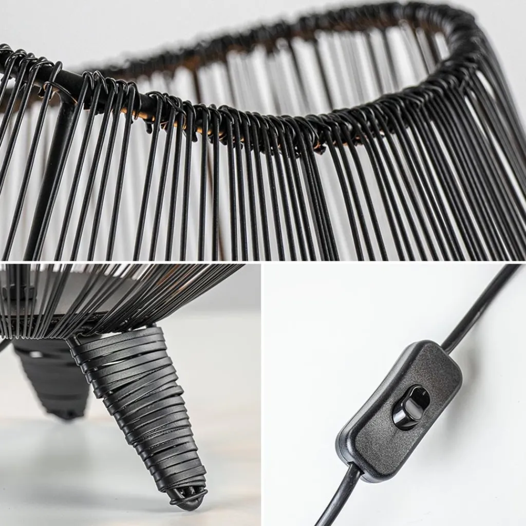 Tafellamp Yumi zwart op pootjes Light and Living>Straluma Flash Sale