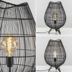 Tafellamp Yumi zwart op pootjes Light and Living><noscript><img width=