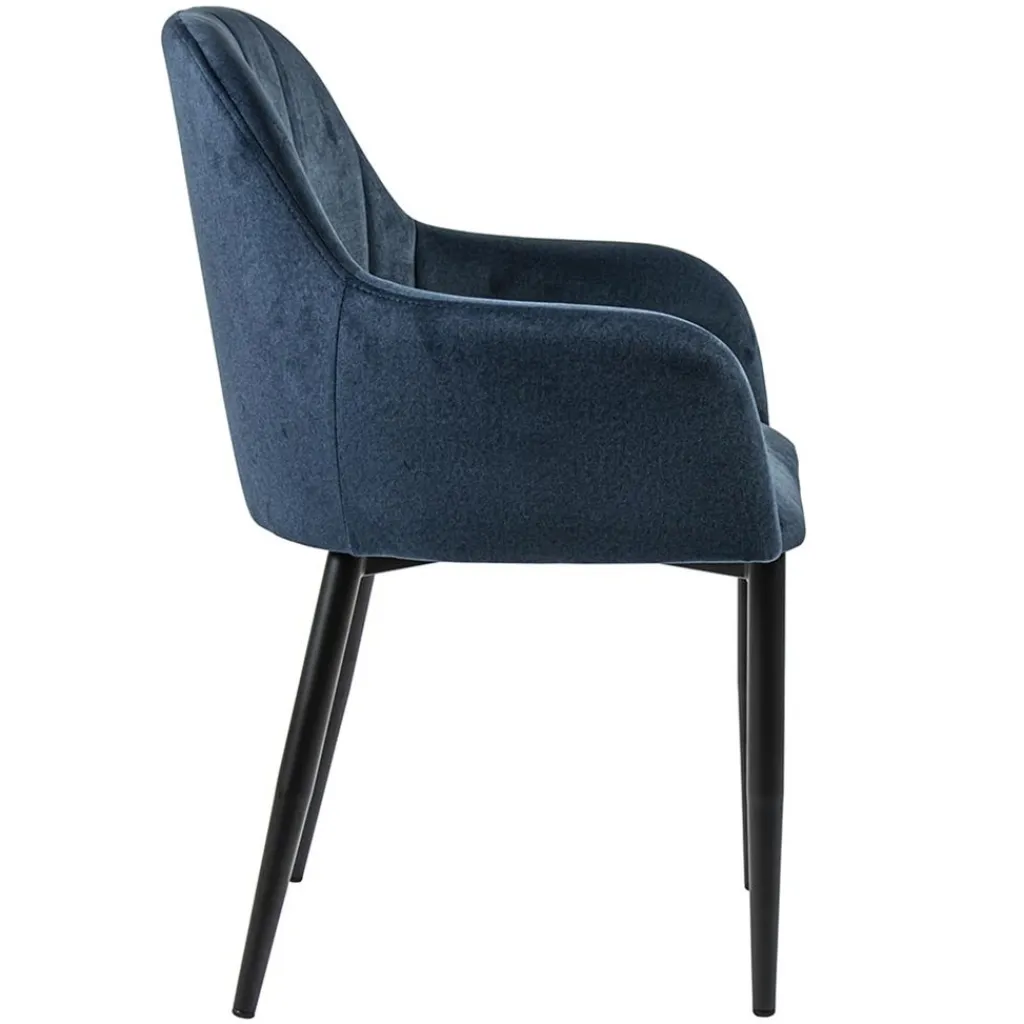 Trendy eetkamerstoel blauw met armleuning>Straluma Cheap