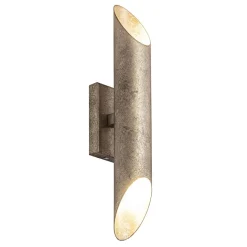 Up+down wandlamp ambachtelijk zilver>Straluma Sale