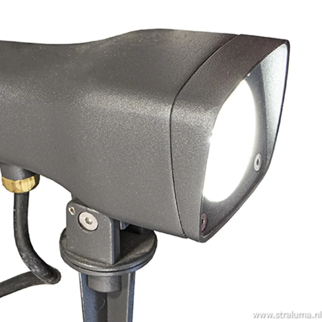 Verstelbare LED grondspot antraciet IP54>Straluma Discount
