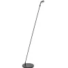 Verstelbare LED leeslamp zwart geborsteld staal dim-to-warm>Straluma New