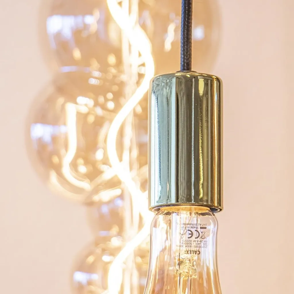 Videlamp Aton 12l goldleaf/shiny brass>Straluma Store