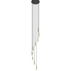 Videlamp Globe 9L rond zwart/goud/wit>Straluma Sale