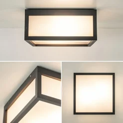 Vierkante buitenlamp dark grey plafond/wand><noscript><img width=