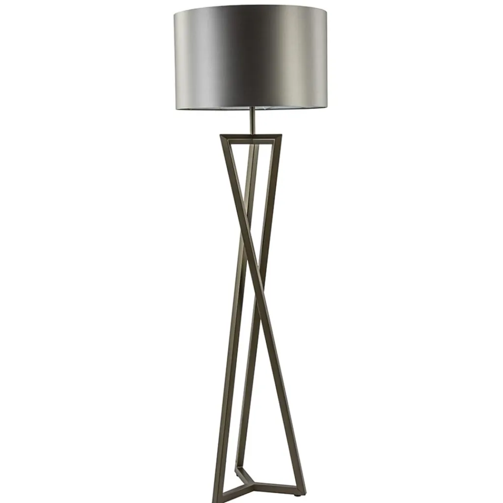 Vloerlamp Atrani platinum excl. kap>Straluma Discount