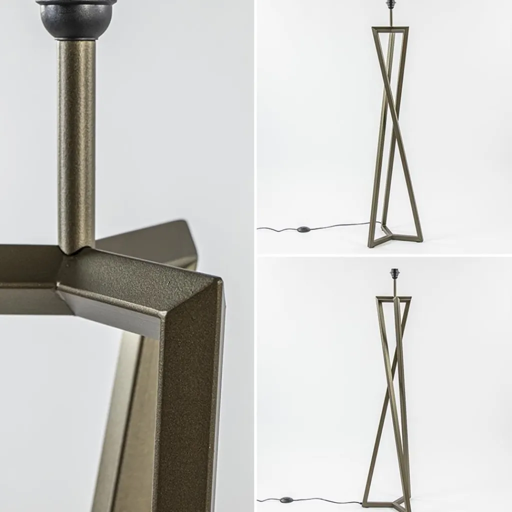 Vloerlamp Atrani platinum excl. kap>Straluma Discount