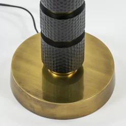 Vloerlamp Azoyu zwart/brons exclusief kap><noscript><img width=