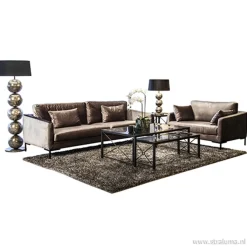 Vloerlamp Boss bollen oud goud excl. kap><noscript><img width=