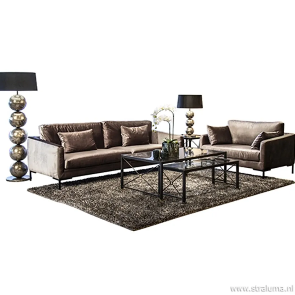 Vloerlamp Boss bollen oud goud excl. kap>Straluma Store